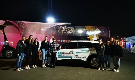 soirée d'inauguration du bus du Roannais Basket Féminin